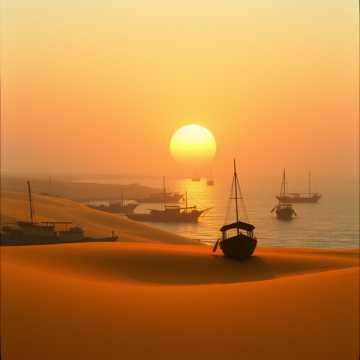 Cover art for Sands of the Gulf by Feras Adel