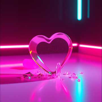 Cover art for Glass Candy Heart by kaka nono