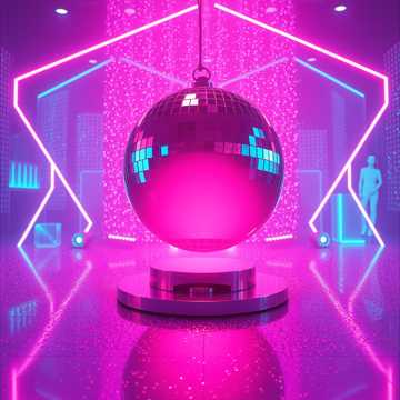 Copertă pentru Midnight Mirrorball de mojsony13a