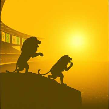 Copertă pentru CROWNED LIONS de Badine Mat